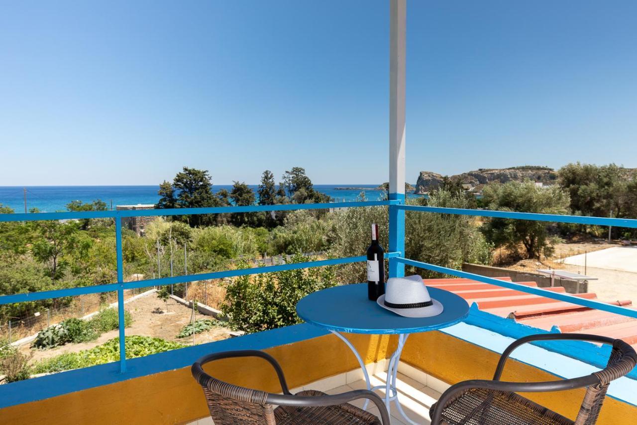 Plastiras Sea View Apartments Архангелос Экстерьер фото