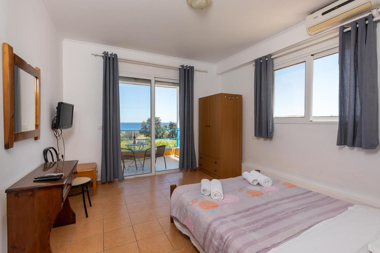 Plastiras Sea View Apartments Архангелос Экстерьер фото