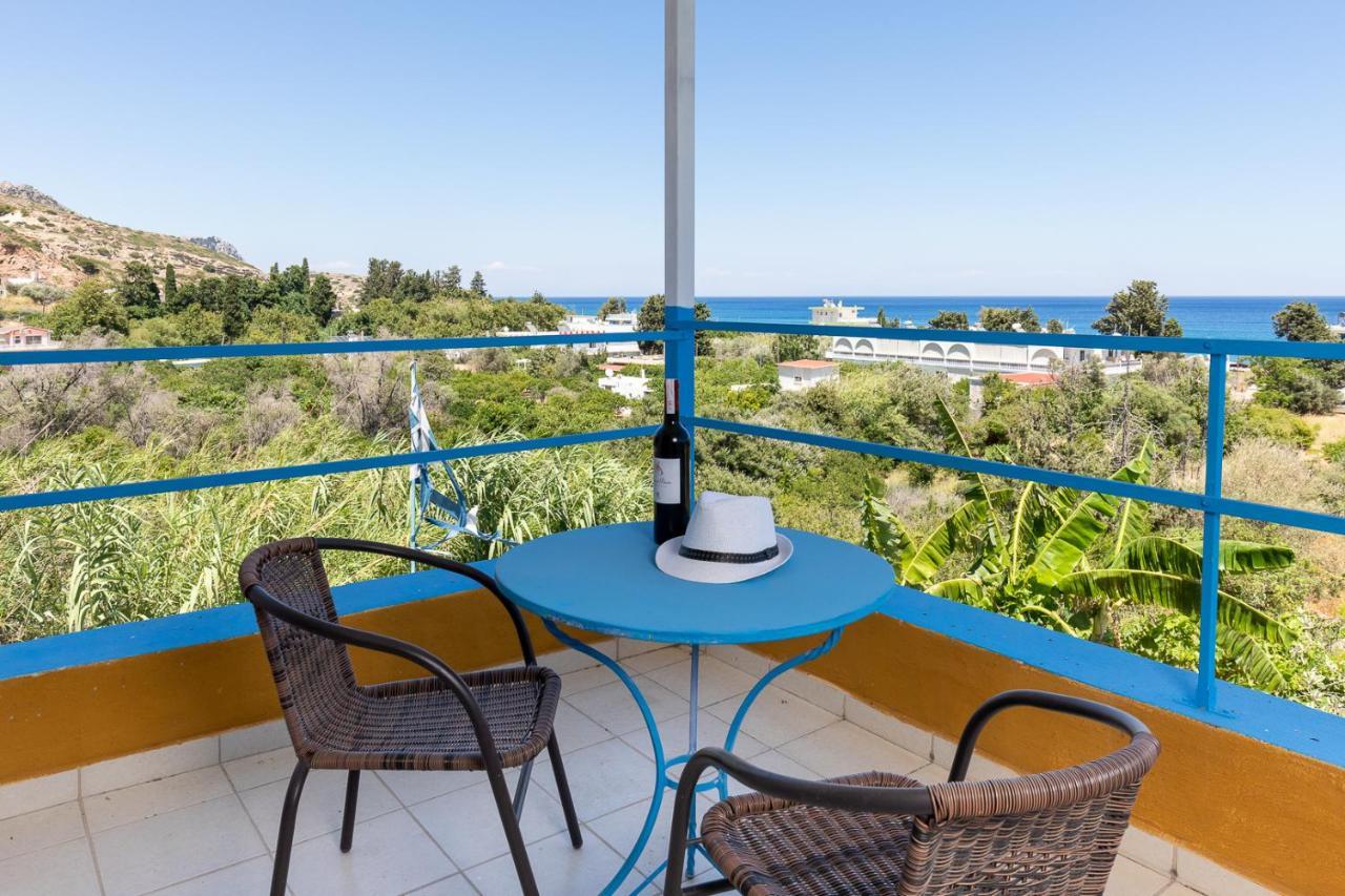 Plastiras Sea View Apartments Архангелос Экстерьер фото