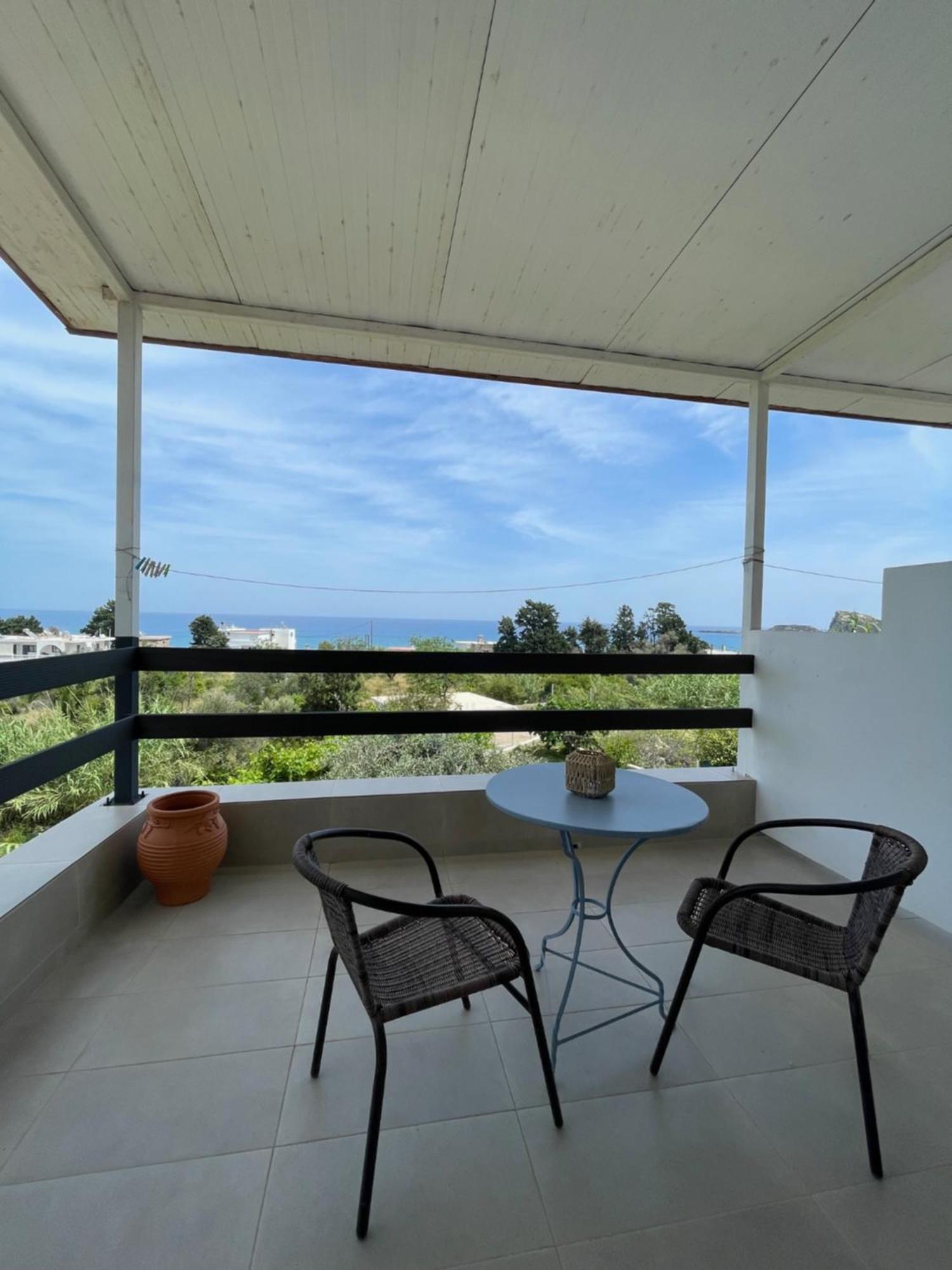 Plastiras Sea View Apartments Архангелос Экстерьер фото