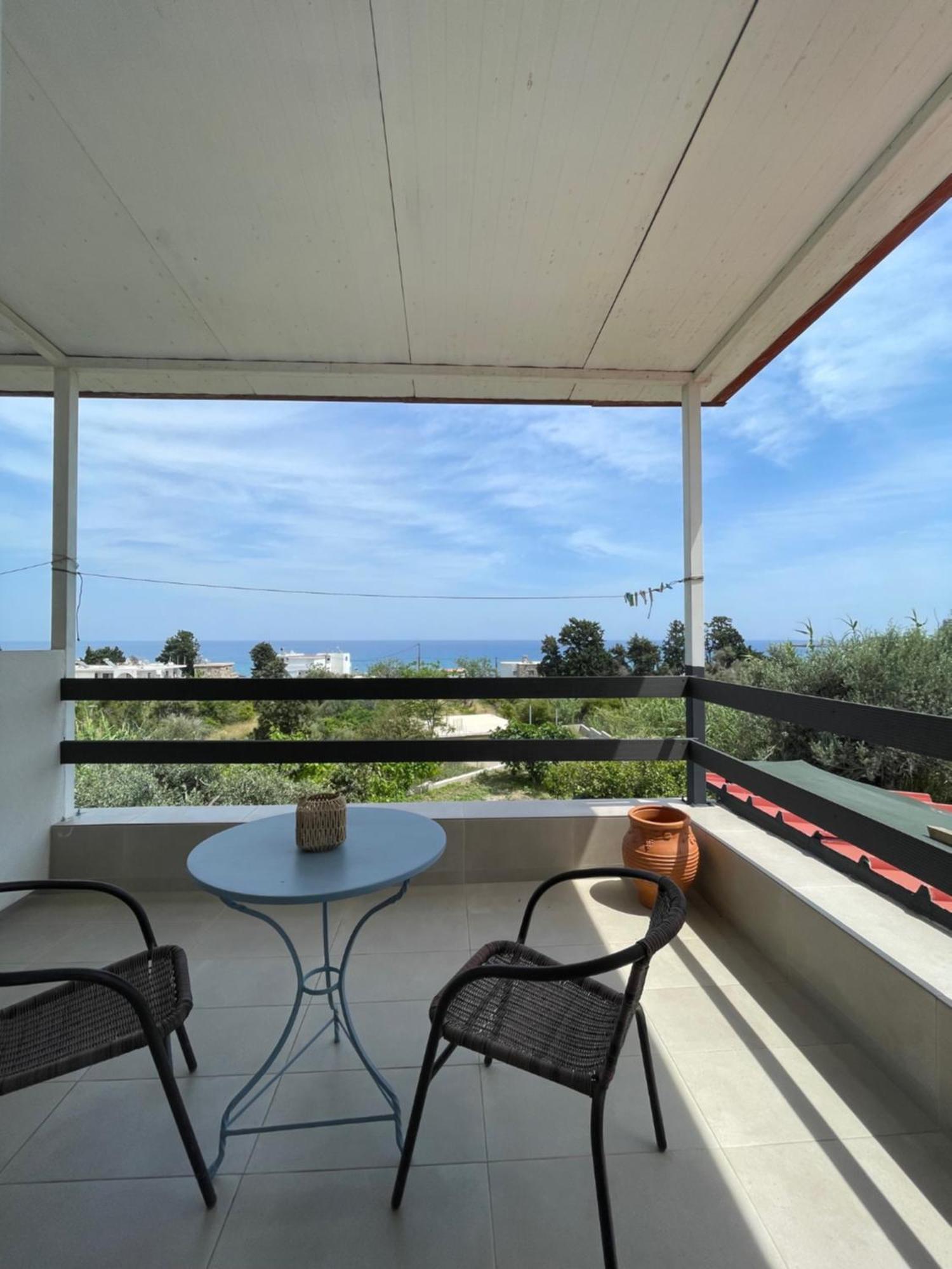Plastiras Sea View Apartments Архангелос Экстерьер фото